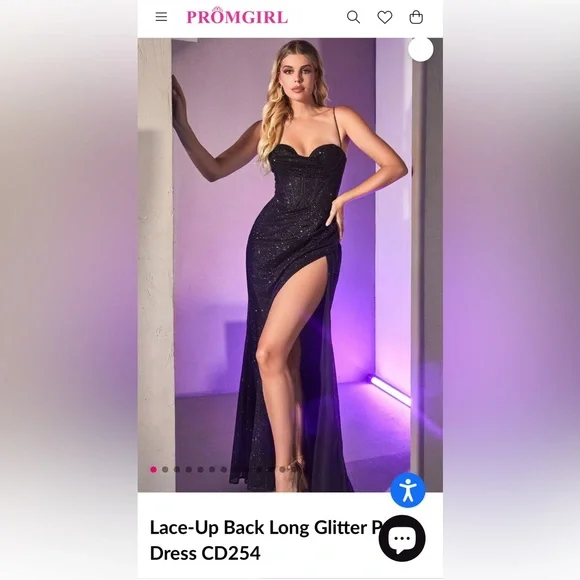 open lace back dress A Line Black Strapless Satin Prom Dresses With Slit main image 0